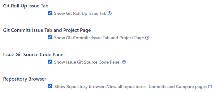 Git integration app features group